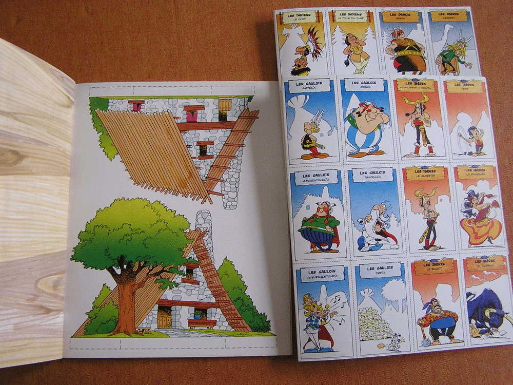 ASTERIX & OBELIX   LIVRE JEU Couverture OBELIX  1994 IFRANC - Asterix