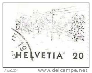 TIMBRE SUISSE - "THEME PAYSAGES" HELVETIA 20 -OBLITERE - Collections