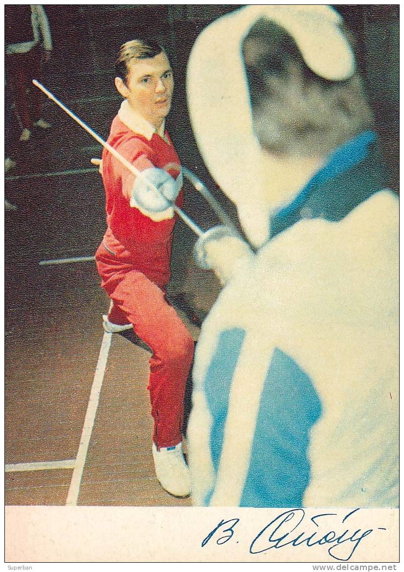 VASSILIY STANKOVICH - ESCRIME : CHAMPION MONDIAL... - FENCING CHAMPION - ÉDITION De MOSCOU - 1972 (e-811) - Fencing