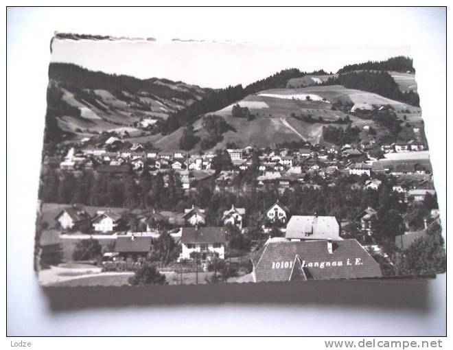 Zwitserland Schweiz Suisse BE Langnau Emmental Schönes Panorama Dorf Berge - Langnau Im Emmental