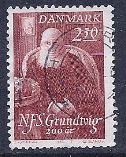 Denmark, Scott # 747 Used Grundtvig, 1983 - Used Stamps