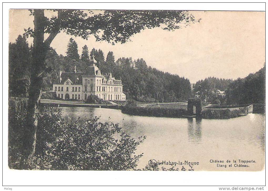 Habay-la-Neuve Château De La Trapperie Etang Et Château - Habay