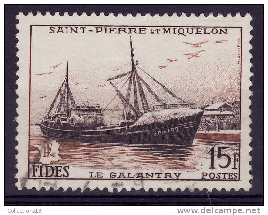 ST PIERRE ET MIQUELON - 352 Obli Cote 4 Euros Depart à 10% - Used Stamps