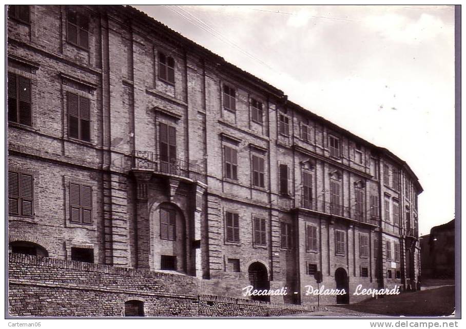 Italie - Recanati - Palazzo Leopardi - Macerata