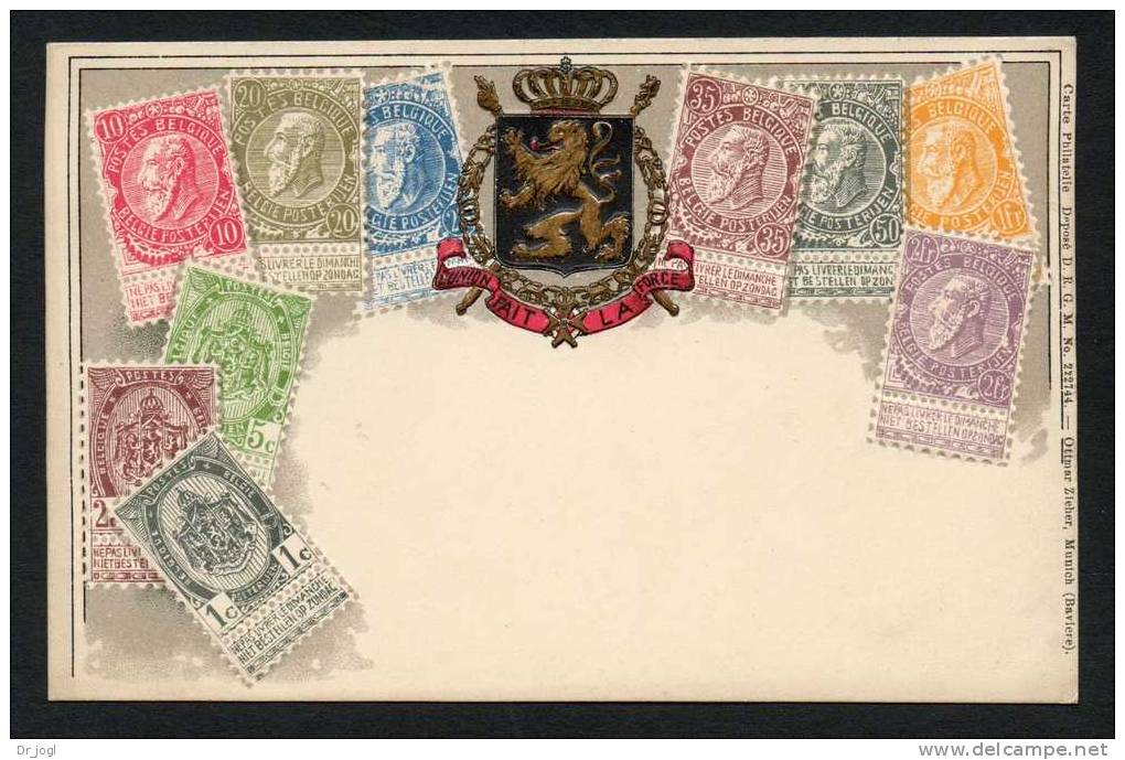 ST5) Stamps Of Belgique / Belgie / Belgium - Timbres (représentations)