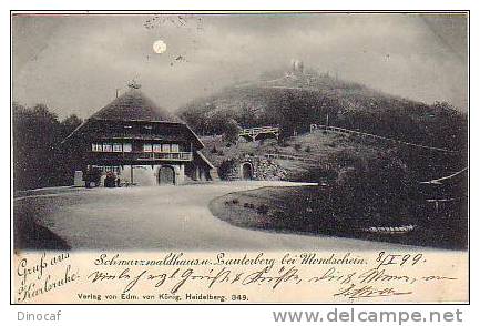 Gruß Aus Karlsruhe, Schwarzwaldhaus, 1899, Used, Germany, Deutschland - Karlsruhe