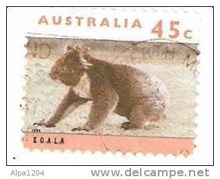 TIMBRE AUSTRALIA " LE KOALA" 45 C - OBLITERE - Colecciones