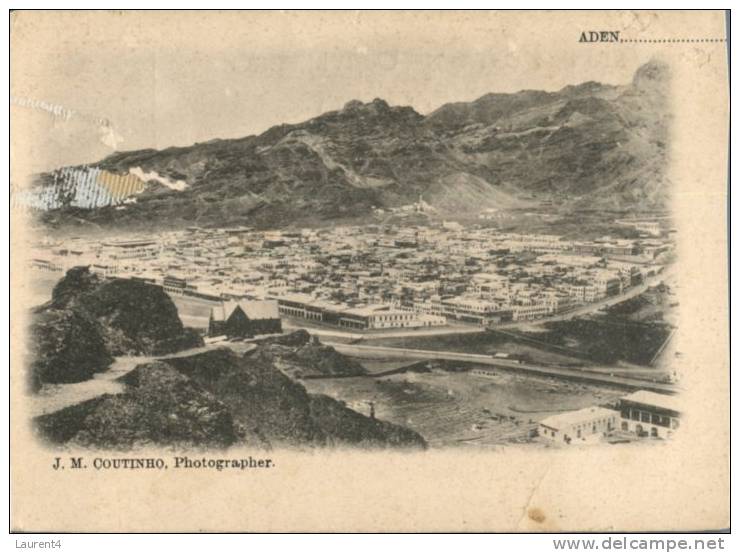 (15) Very Old Yemen - Aden Postcard - Carte Postale Très Ancienne De Aden - Yémen