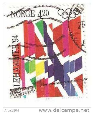 TIMBRE NORVEGE 1994 " JO De Lillehammer" Oblitéré - Usati