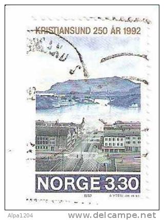 TIMBRE NORVEGE 1992 "Kristiansund" Oblitéré - Used Stamps