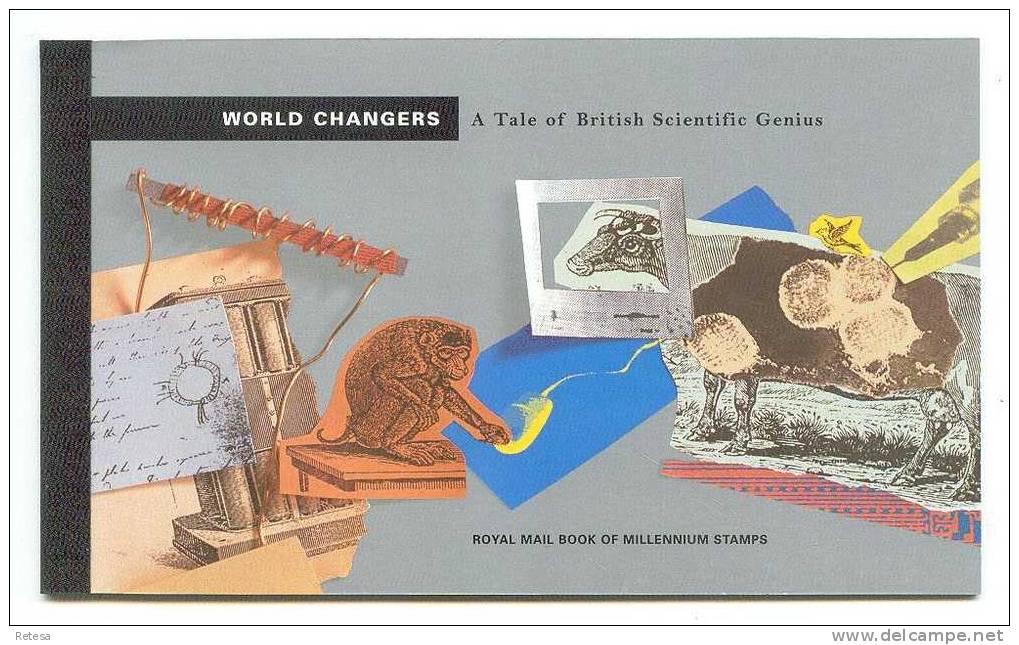 GREAT BRITAIN  C2122a  CARNET DE PRESTIGE 1999 **  WORLD CHANGERS - Booklets