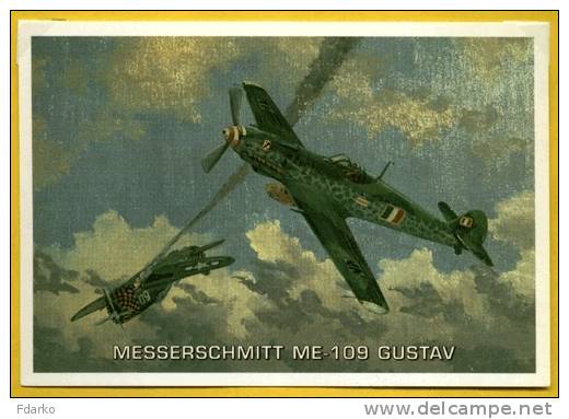 Magg. Pilota Adriano Visconti Messerschmitt ME-109 Gustav Abbatte Thunderbolt P.47 USAAF CPM - 1939-1945: 2ème Guerre