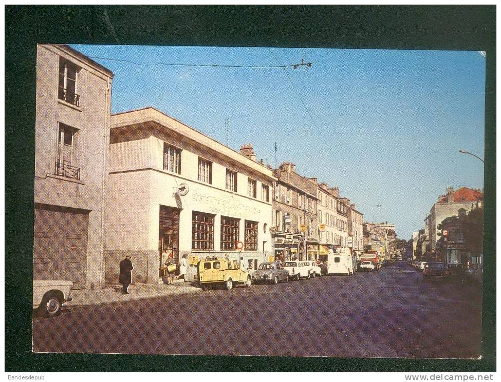 CPSM - Bourg La Reine (92) - Les P. Et T. ( PTT Poste P.T.T. Automobile Citroën 2CV Tube Renault Dauphine RAYMON ) - Bourg La Reine