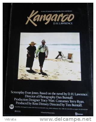 Dossier De Presse  : Kangaroo Film De Tim Burstall (Dépliant 3 Volets, En Anglais) - Otros & Sin Clasificación
