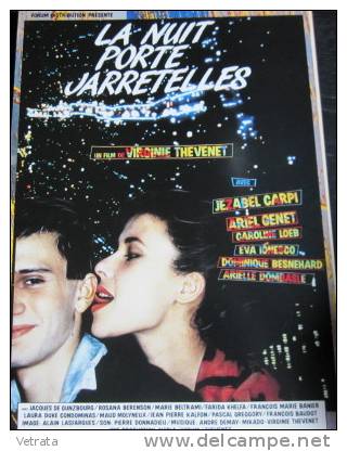 Dossier De Presse  : La Nuit Porte Jarretelles, Film De Virginie Thevenet  (1 Feuillet) - Autres & Non Classés