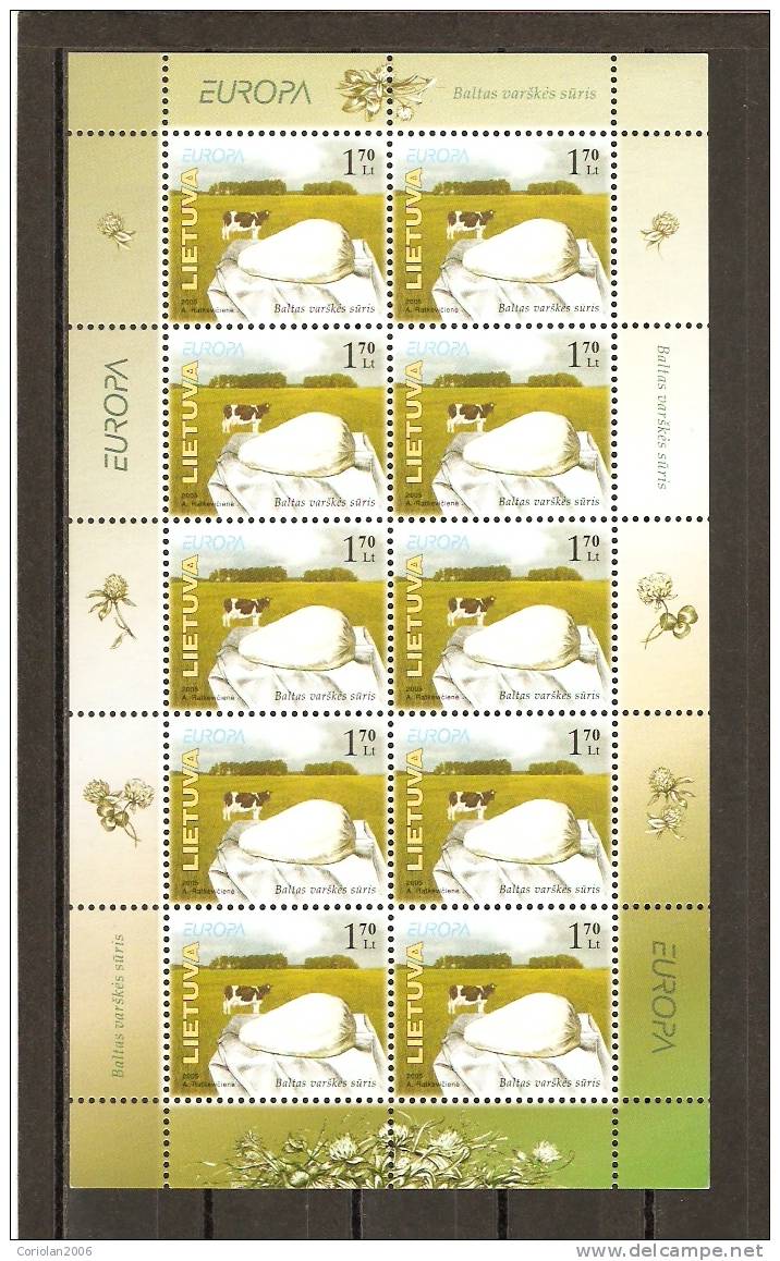 Lituania 2005 / Europa / Set 2 MS - 2005