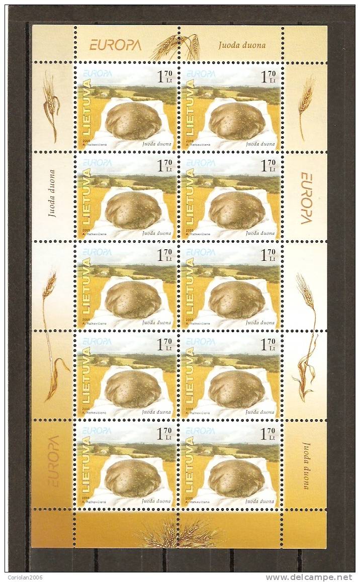 Lituania 2005 / Europa / Set 2 MS - 2005