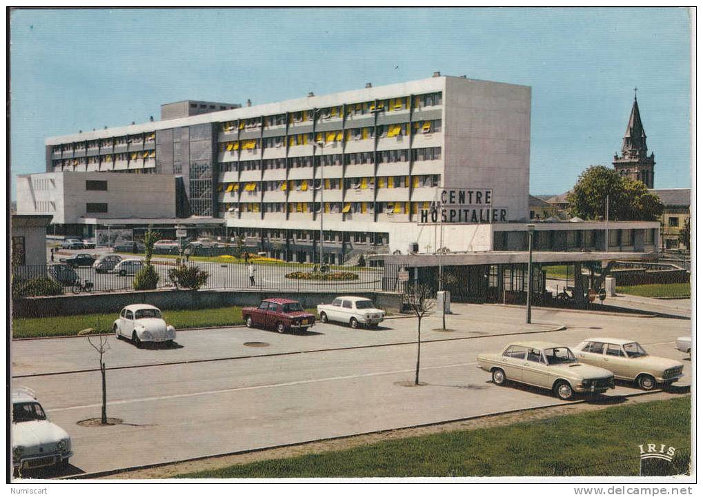 Vichy....animée....le Centre Hospitalier....les Nouveaux Batiments...entrée Boulevard Dénière... - Vichy