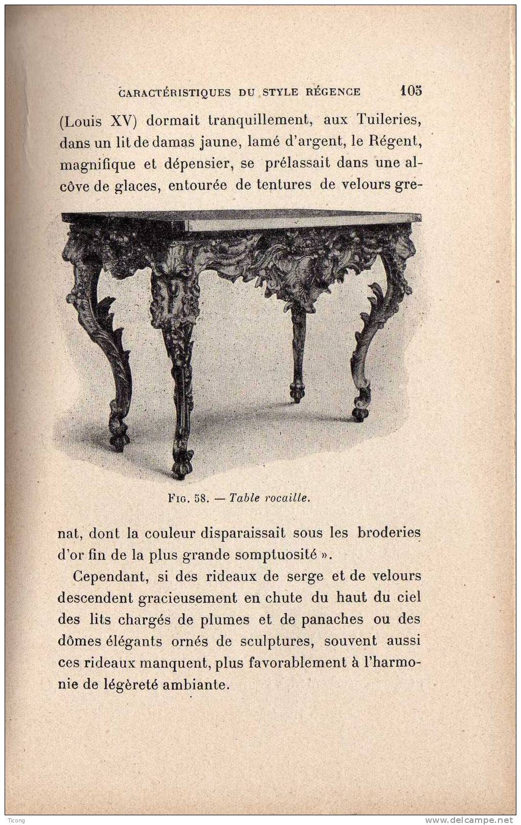 L ART DE RECONNAITRE LES STYLES DE LA REGENCE A LOUIS XV PAR EMILE BAYARD ( LIBRAIRIE GARNIER 1919 ) - Kunst