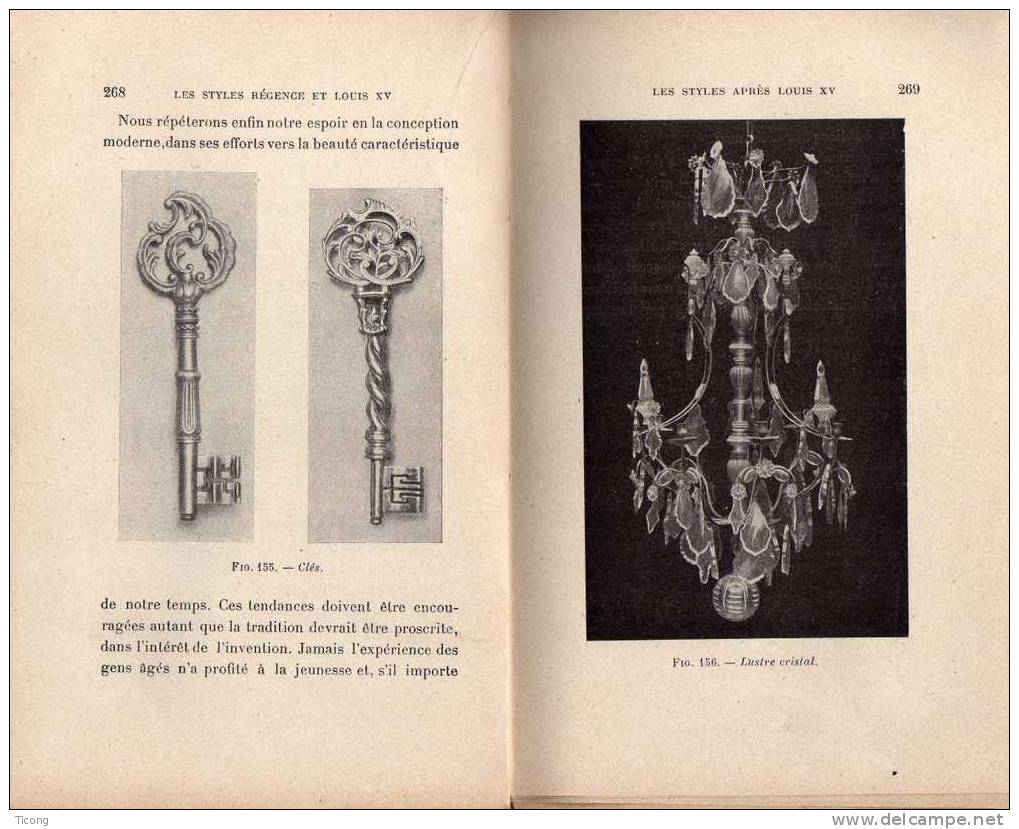 L ART DE RECONNAITRE LES STYLES DE LA REGENCE A LOUIS XV PAR EMILE BAYARD ( LIBRAIRIE GARNIER 1919 ) - Kunst