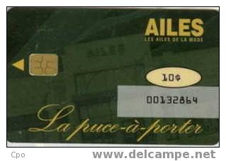 # Carte A Puce Fidelite Ailes De La Mode $10   - Tres Bon Etat - - Cartes De Fidélité Et Cadeau