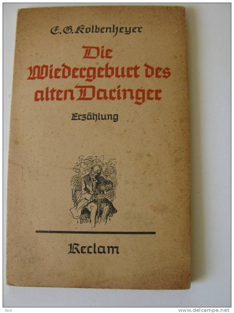 Die Wiedergeburt Des Alten Daringer - Erzählung - Verlag VonP.Reclam Jun. Leipzig - Tales