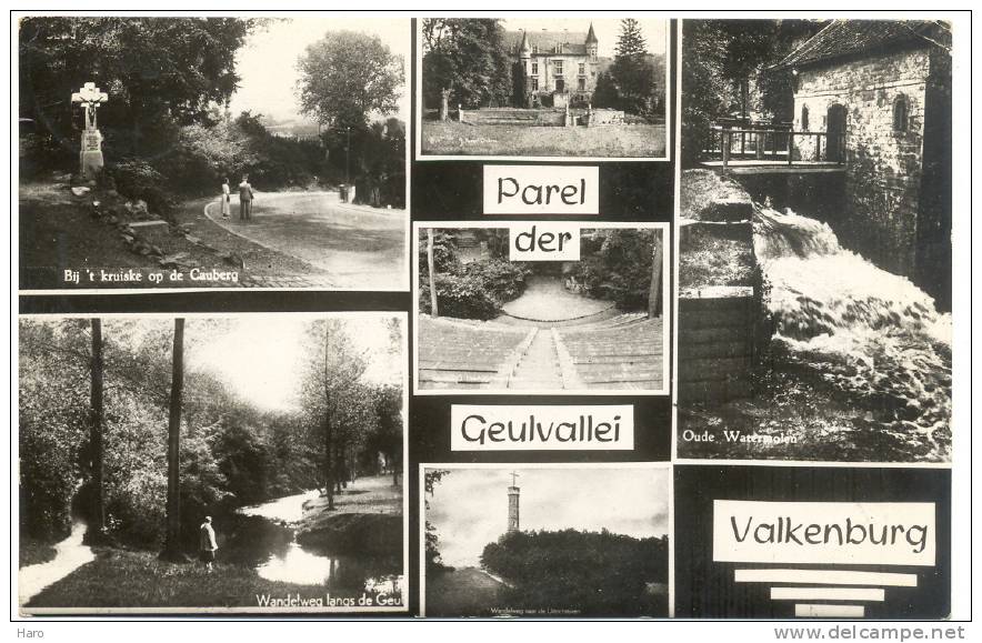 VALKENBURG - Kaart 6 Foto's (1746)b34 - Valkenburg