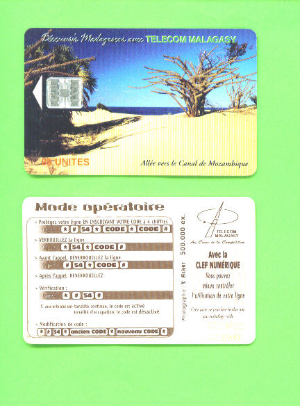 MADAGASCAR - Chip Phonecard As Scan - Madagascar