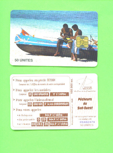 MADAGASCAR - Chip Phonecard As Scan - Madagaskar