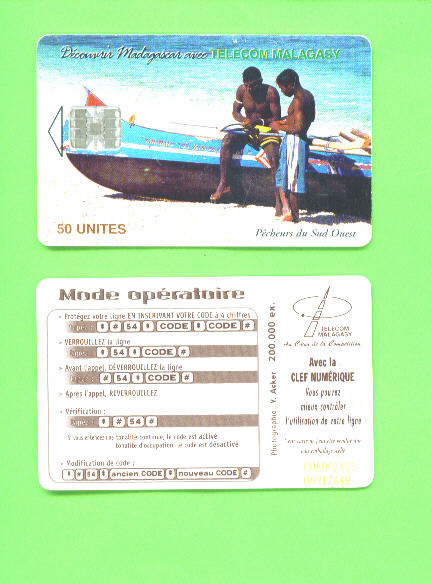 MADAGASCAR - Chip Phonecard As Scan - Madagaskar