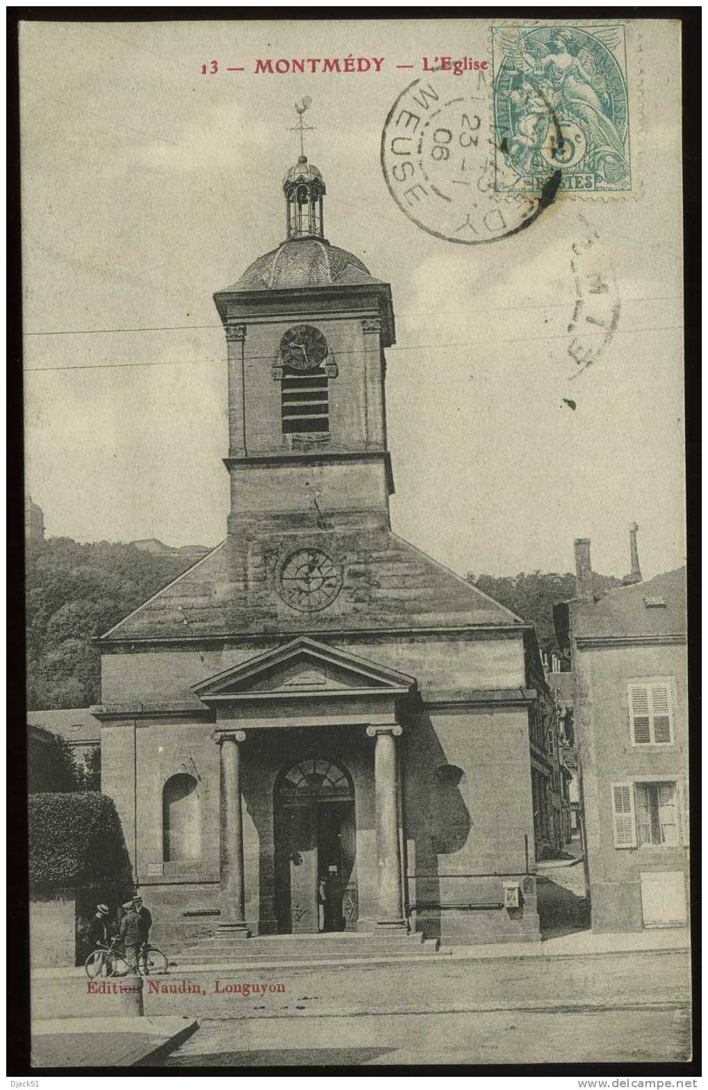 13 - MONTMEDY - L'Eglise (Animation) - 1906 - Montmedy