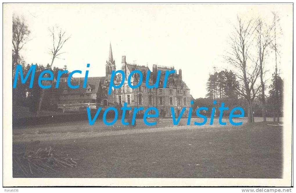 Cp 76 CLERES L'église Et Le Chateau Manoir  ( Zoo , Parc Zoologique , Forêt , Oiseaux  ) Carte Postale Photo Amateur - Clères