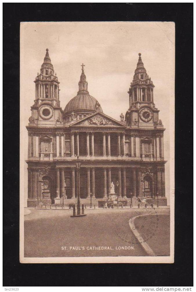 London (GB17)  St. Paul´s Cathedral - Old Postcard 1933 - - St. Paul's Cathedral