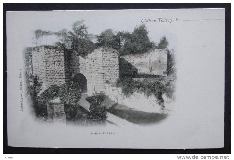 02 Château-Thierry Carte Nuage Porte D02D K02168K C02168C RH020226 - Chateau Thierry