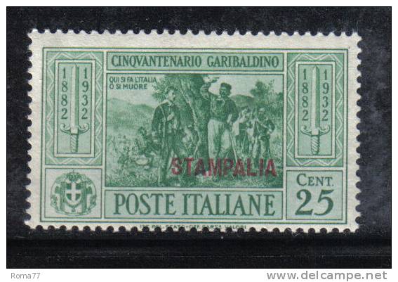 COL163 - STAMPALIA , Garibaldi  N. 19   *** - Ägäis (Stampalia)