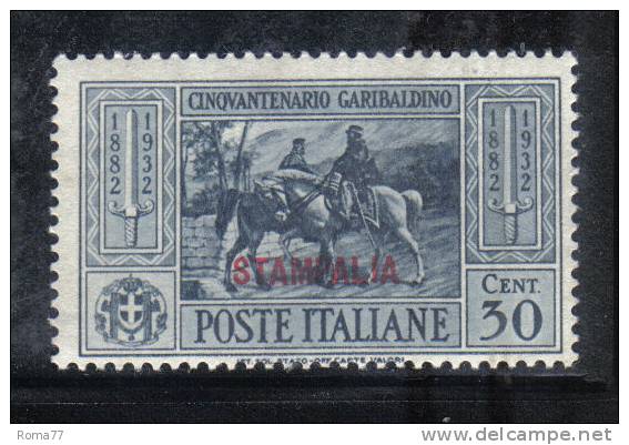 COL163a - STAMPALIA , Garibaldi  N. 20   *** - Aegean (Stampalia)
