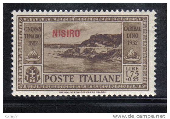COL447 - NISIRO , Garibaldi  N. 24   * - Egée (Nisiro)