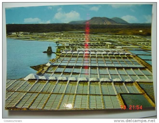 3645 JANUBIO SALINAS LANZAROTE  CANARIAS CANARY ISLANDS POSTAL AÑOS 1970 MIRA OTRAS SIMILARES EN MI TIENDA - Lanzarote