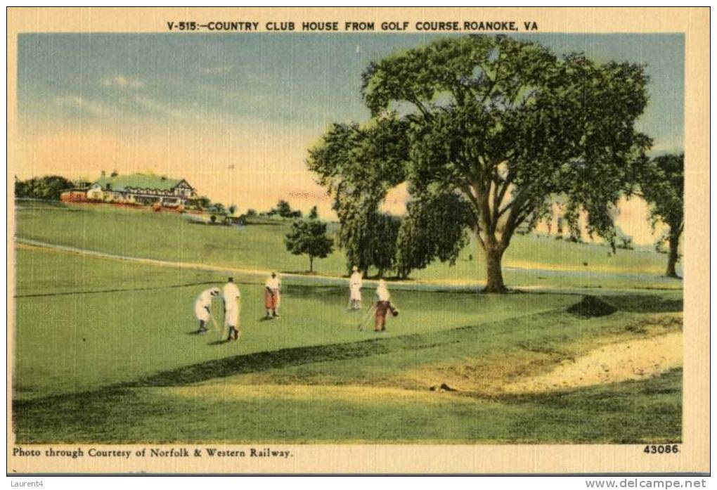 (81) Golf Course Postcard - Carte De Terrain De Golf - Golf