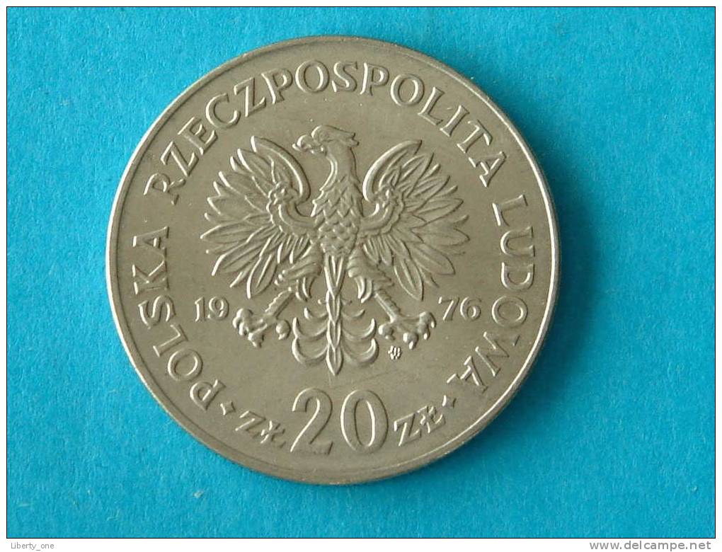 1976 MW - 20 ZLOTY / Y # 69 ( For Grade, Please See Photo ) ! - Polen