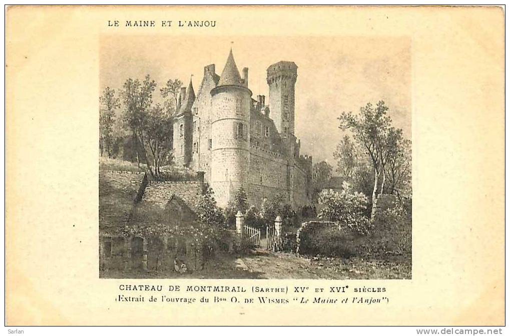 72 , Château De MONTMIRAIL XVe Et XVIe Siècles , *1408 - Montmirail