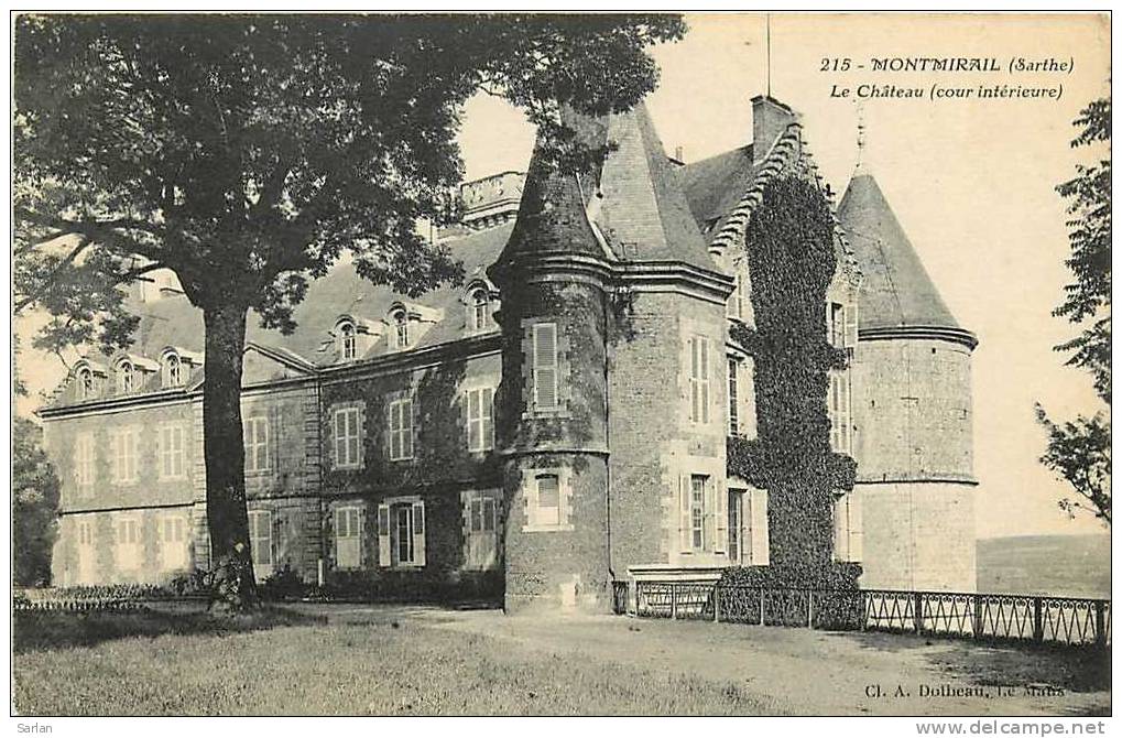 72 , MONTMIRAIL , Le Château (Cour Intérieure) , *1411 - Montmirail