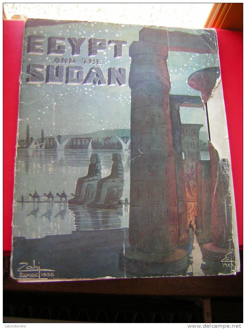 REVUE EGYPT AND THE SUDAN- 1937 ?? -EN ETAT MOYEN -6 PHOTOS DE LA REVUE - Viaggi/Esplorazioni