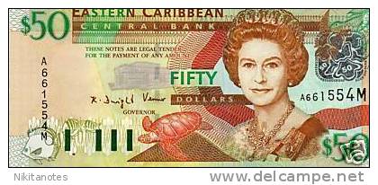 Monserrat $ 50 DOLLARS EASTERN CARIBBEAN TERRITORIE&#8203;S - Andere - Oceanië