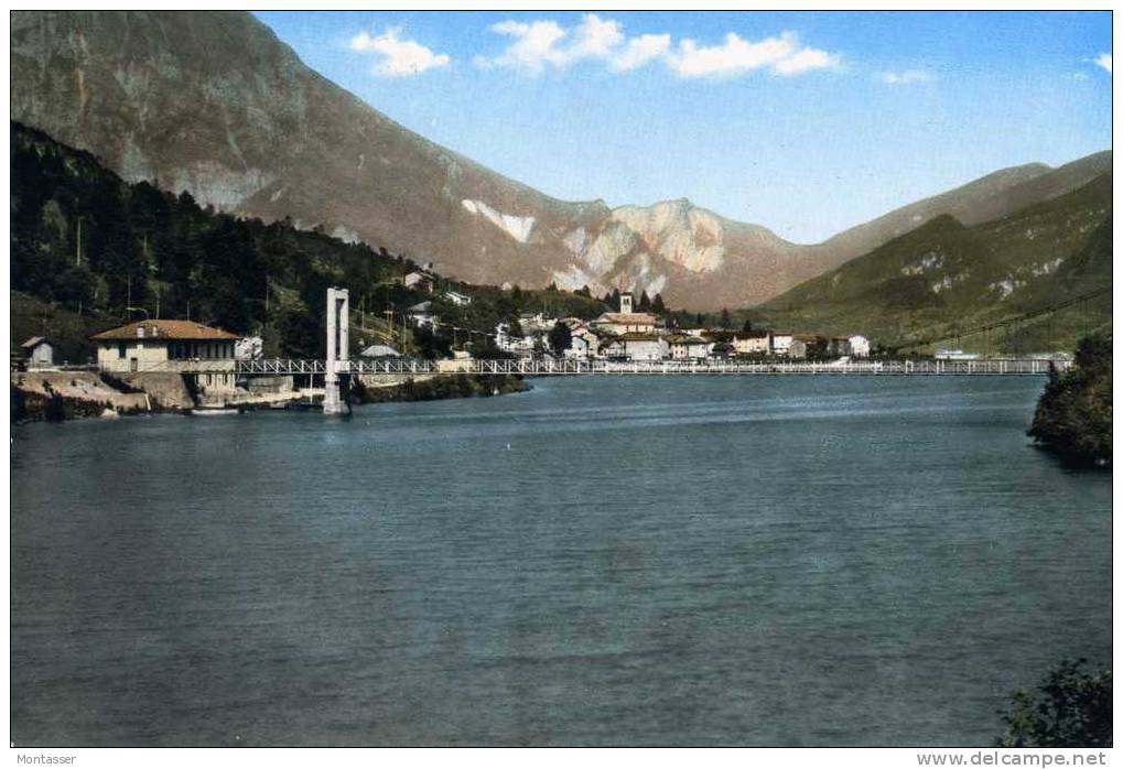 BARCIS (Pordenone). Val Cellina. Lago. Ponte. Vg. C/fr. Per MONFALCONE Nel 1964. - Pordenone