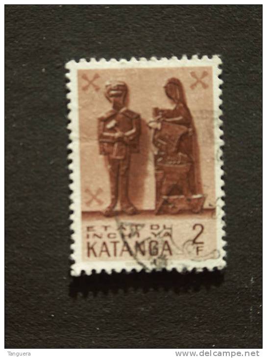 Katanga 1961 Arts Indigène Katangese Kunst Yv 56 O - Katanga