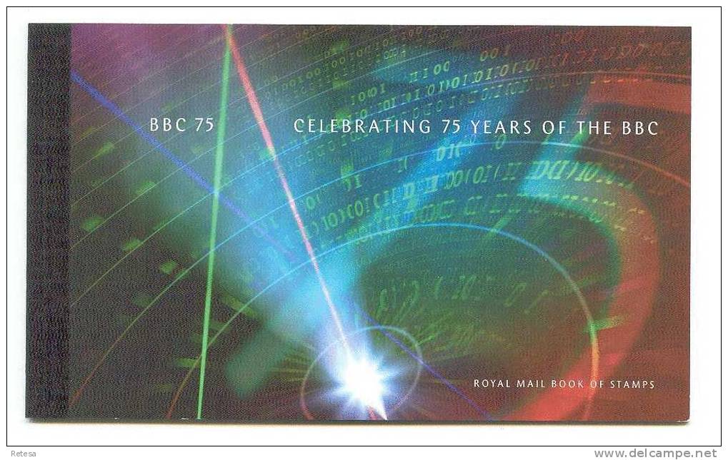 GREAT BRITAIN  C1997  CARNET DE PRESTIGE 1997 ** CELEBRATING 75 YEARS OF THE BBC - Carnets
