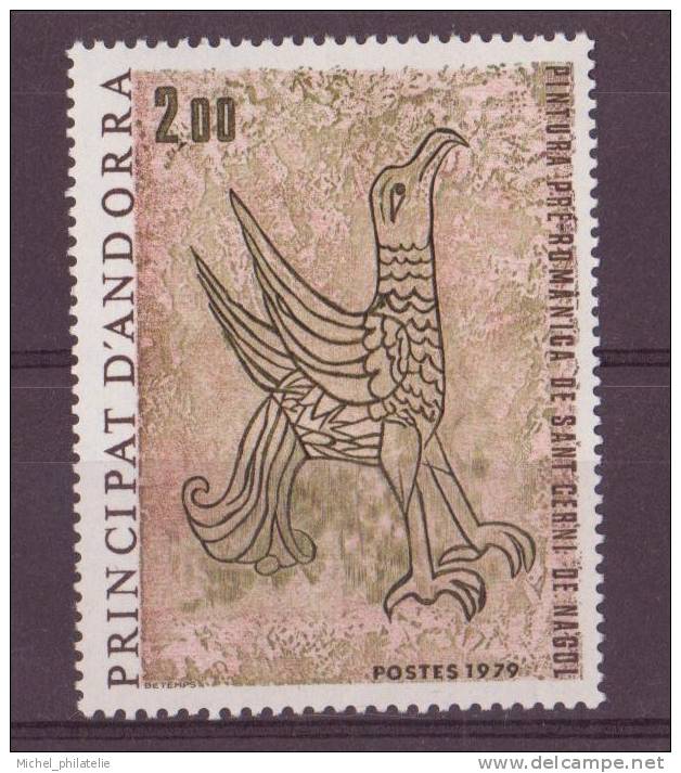 ANDORRE N° 278** NEUF SANS CHARNIERE  AIGLE - Unused Stamps