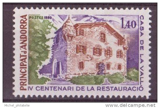 ANDORRE N° 289** NEUF SANS CHARNIERE MAISON DES VALLES - Unused Stamps