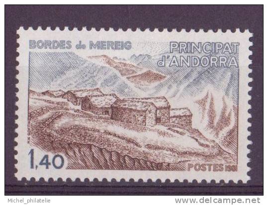 ANDORRE N° 291** NEUF SANS CHARNIERE   ARCHITECTURE - Unused Stamps